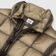 DD SHELL HOODED SHORT DOWN JACKET