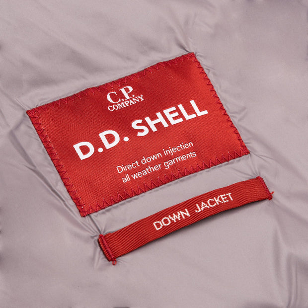 DD SHELL HOODED SHORT DOWN JACKET